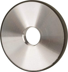 Made in USA - 5" Diam x 1-1/4" Hole x 1/2" Thick, N Hardness, 220 Grit Surface Grinding Wheel - Diamond, Type 1A1, Fine Grade - Americas Industrial Supply