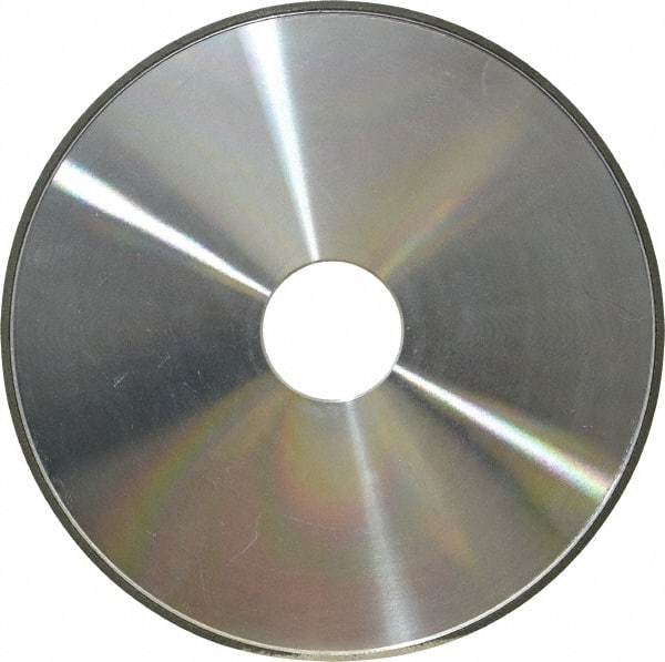 Made in USA - 6" Diam x 1-1/4" Hole x 1/8" Thick, N Hardness, 100 Grit Surface Grinding Wheel - Diamond, Type 1A1, Fine Grade - Americas Industrial Supply