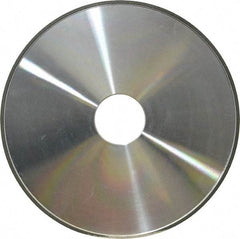 Made in USA - 6" Diam x 1-1/4" Hole x 1/8" Thick, N Hardness, 100 Grit Surface Grinding Wheel - Diamond, Type 1A1, Fine Grade - Americas Industrial Supply