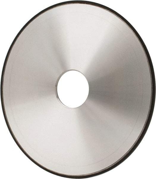 Made in USA - 6" Diam x 1-1/4" Hole x 1/8" Thick, N Hardness, 220 Grit Surface Grinding Wheel - Diamond, Type 1A1, Very Fine Grade - Americas Industrial Supply