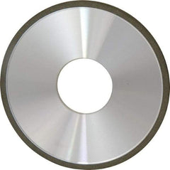 Made in USA - 4" Diam x 1-1/4" Hole x 1/8" Thick, N Hardness, 100 Grit Surface Grinding Wheel - Diamond, Type 1A1, Fine Grade - Americas Industrial Supply