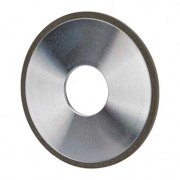 Made in USA - 4" Diam x 1-1/4" Hole x 1/8" Thick, N Hardness, 220 Grit Surface Grinding Wheel - Diamond, Type 1A1, Very Fine Grade - Americas Industrial Supply