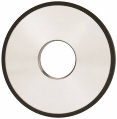 Made in USA - 4" Diam x 1-1/4" Hole x 1/4" Thick, N Hardness, 220 Grit Surface Grinding Wheel - Diamond, Type 1A1, Very Fine Grade - Americas Industrial Supply