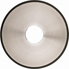 Made in USA - 5" Diam x 1-1/4" Hole x 1/8" Thick, N Hardness, 100 Grit Surface Grinding Wheel - Diamond, Type 1A1, Fine Grade - Americas Industrial Supply