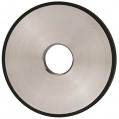 Made in USA - 5" Diam x 1-1/4" Hole x 1/2" Thick, N Hardness, 150 Grit Surface Grinding Wheel - Diamond, Type 1A1, Very Fine Grade - Americas Industrial Supply