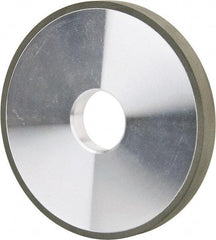 Made in USA - 5" Diam x 1-1/4" Hole x 1/2" Thick, N Hardness, 220 Grit Surface Grinding Wheel - Diamond, Type 1A1, Very Fine Grade - Americas Industrial Supply