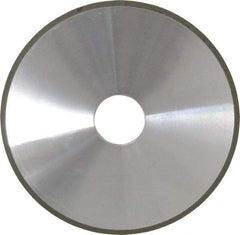 Made in USA - 6" Diam x 1-1/4" Hole x 1/8" Thick, N Hardness, 220 Grit Surface Grinding Wheel - Diamond, Type 1A1, Very Fine Grade - Americas Industrial Supply