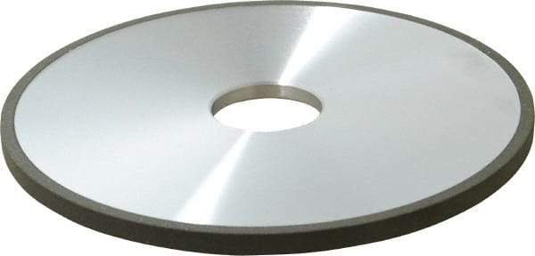 Made in USA - 6" Diam x 1-1/4" Hole x 1/4" Thick, N Hardness, 100 Grit Surface Grinding Wheel - Diamond, Type 1A1, Fine Grade - Americas Industrial Supply