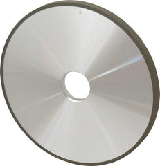 Made in USA - 7" Diam x 1-1/4" Hole x 3/8" Thick, N Hardness, 100 Grit Surface Grinding Wheel - Diamond, Type 1A1, Fine Grade - Americas Industrial Supply