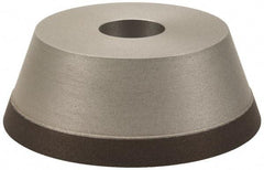 Made in USA - 5" Diam, 1-1/4" Hole Size, 1-3/4" Overall Thickness, 150 Grit, Type 11 Tool & Cutter Grinding Wheel - Very Fine Grade, Diamond - Americas Industrial Supply