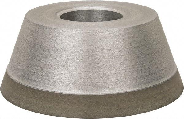 Made in USA - 3-3/4" Diam, 1-1/4" Hole Size, 1-1/2" Overall Thickness, 150 Grit, Type 11 Tool & Cutter Grinding Wheel - Very Fine Grade, Diamond - Americas Industrial Supply