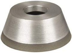 Made in USA - 3-3/4" Diam, 1-1/4" Hole Size, 1-1/2" Overall Thickness, 150 Grit, Type 11 Tool & Cutter Grinding Wheel - Very Fine Grade, CBN - Americas Industrial Supply