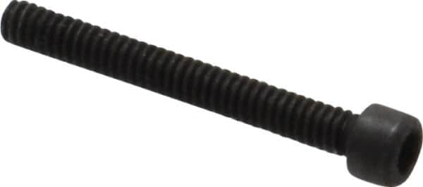 Value Collection - #0-80 UNF Hex Socket Drive, Socket Cap Screw - Alloy Steel, Black Oxide Finish, Fully Threaded, 1/2" Length Under Head - Americas Industrial Supply
