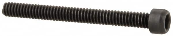 Value Collection - #0-80 UNF Hex Socket Drive, Socket Cap Screw - Alloy Steel, Black Oxide Finish, Fully Threaded, 5/8" Length Under Head - Americas Industrial Supply