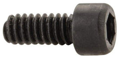 Value Collection - #1-64 UNC Hex Socket Drive, Socket Cap Screw - Alloy Steel, Black Oxide Finish, Fully Threaded, 3/16" Length Under Head - Americas Industrial Supply