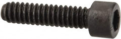 Value Collection - #1-64 UNC Hex Socket Drive, Socket Cap Screw - Alloy Steel, Black Oxide Finish, Fully Threaded, 5/16" Length Under Head - Americas Industrial Supply