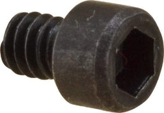 Value Collection - #2-56 UNC Hex Socket Drive, Socket Cap Screw - Alloy Steel, Black Oxide Finish, Fully Threaded, 1/8" Length Under Head - Americas Industrial Supply