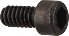 Value Collection - #2-56 UNC Hex Socket Drive, Socket Cap Screw - Alloy Steel, Black Oxide Finish, Fully Threaded, 5/32" Length Under Head - Americas Industrial Supply