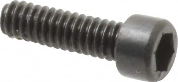 Value Collection - #2-56 UNC Hex Socket Drive, Socket Cap Screw - Alloy Steel, Black Oxide Finish, Fully Threaded, 5/16" Length Under Head - Americas Industrial Supply