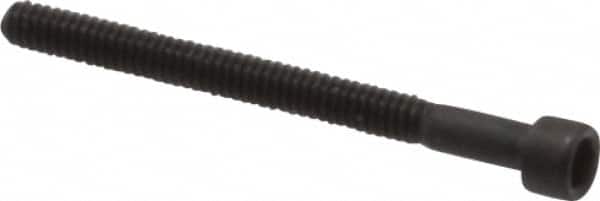 Value Collection - #2-56 UNC Hex Socket Drive, Socket Cap Screw - Alloy Steel, Black Oxide Finish, Partially Threaded, 1" Length Under Head - Americas Industrial Supply