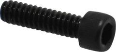 Value Collection - #4-40 UNC Hex Socket Drive, Socket Cap Screw - Alloy Steel, Black Oxide Finish, Fully Threaded, 7/16" Length Under Head - Americas Industrial Supply