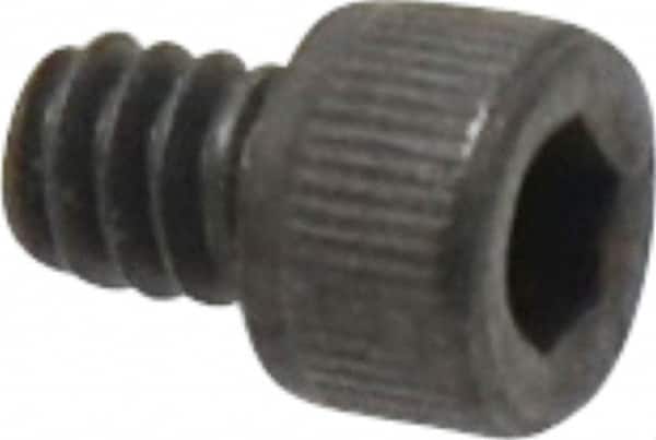 Value Collection - #6-32 UNC Hex Socket Drive, Socket Cap Screw - Alloy Steel, Black Oxide Finish, Fully Threaded, 3/16" Length Under Head - Americas Industrial Supply