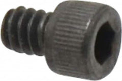 Value Collection - #6-32 UNC Hex Socket Drive, Socket Cap Screw - Alloy Steel, Black Oxide Finish, Fully Threaded, 3/16" Length Under Head - Americas Industrial Supply