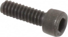 Value Collection - #6-32 UNC Hex Socket Drive, Socket Cap Screw - Alloy Steel, Black Oxide Finish, Fully Threaded, 7/16" Length Under Head - Americas Industrial Supply