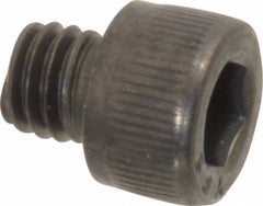 Value Collection - #10-32 UNF Hex Socket Drive, Socket Cap Screw - Alloy Steel, Black Oxide Finish, Fully Threaded, 3/16" Length Under Head - Americas Industrial Supply