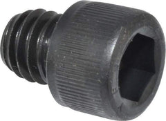 Value Collection - 3/8-16 UNC Hex Socket Drive, Socket Cap Screw - Alloy Steel, Black Oxide Finish, Fully Threaded, 3/8" Length Under Head - Americas Industrial Supply