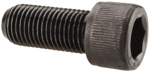 Value Collection - 3/8-24 UNF Hex Socket Drive, Socket Cap Screw - Alloy Steel, Black Oxide Finish, Fully Threaded, 7/8" Length Under Head - Americas Industrial Supply