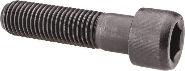 Value Collection - 7/8-9 UNC Hex Socket Drive, Socket Cap Screw - Alloy Steel, Black Oxide Finish, Partially Threaded, 3-1/2" Length Under Head - Americas Industrial Supply