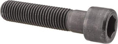 Value Collection - 7/8-9 UNC Hex Socket Drive, Socket Cap Screw - Alloy Steel, Black Oxide Finish, Partially Threaded, 4" Length Under Head - Americas Industrial Supply