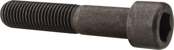 Value Collection - 7/8-9 UNC Hex Socket Drive, Socket Cap Screw - Alloy Steel, Black Oxide Finish, Partially Threaded, 4-1/2" Length Under Head - Americas Industrial Supply
