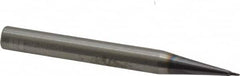 RobbJack - 1/32" Diam, 1/32" LOC, 2 Flute Solid Carbide Ball End Mill - AlTiN Finish, Single End, 2-1/2" OAL, 1/4" Shank Diam, Spiral Flute - Americas Industrial Supply