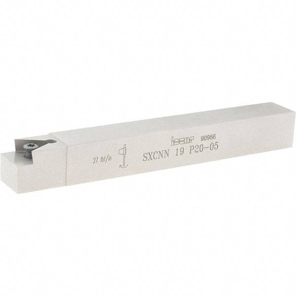Iscar - External, SXCN, 90° Lead Angle, XNUW 2006 Compatible, Indexable Profiling Toolholder - 3/4 Inch Shank Height, 3/4 Inch Shank Width, 6 Inch Overall Length, Steel - Americas Industrial Supply
