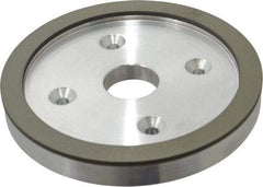 Made in USA - 6" Diam, 1-1/4" Hole Size, 3/4" Overall Thickness, 150 Grit, Type 6 Tool & Cutter Grinding Wheel - Very Fine Grade, Diamond - Americas Industrial Supply