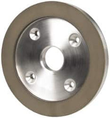 Made in USA - 6" Diam, 1-1/4" Hole Size, 3/4" Overall Thickness, 150 Grit, Type 6 Tool & Cutter Grinding Wheel - Very Fine Grade, Diamond - Americas Industrial Supply