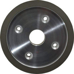 Made in USA - 6" Diam, 1-1/4" Hole Size, 3/4" Overall Thickness, 150 Grit, Type 6 Tool & Cutter Grinding Wheel - Very Fine Grade, Diamond - Americas Industrial Supply