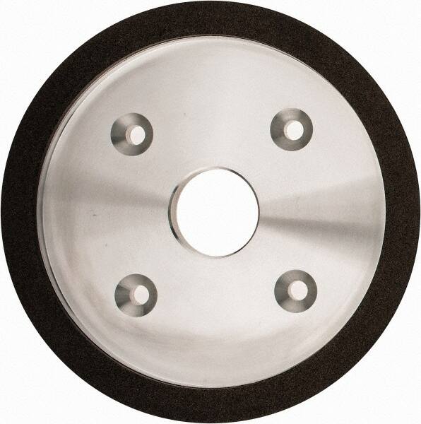 Made in USA - 6" Diam, 1-1/4" Hole Size, 3/4" Overall Thickness, 100 Grit, Type 6 Tool & Cutter Grinding Wheel - Fine Grade, Diamond - Americas Industrial Supply