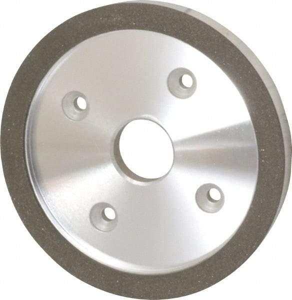 Made in USA - 6" Diam, 1-1/4" Hole Size, 3/4" Overall Thickness, 100 Grit, Type 6 Tool & Cutter Grinding Wheel - Fine Grade, Diamond - Americas Industrial Supply