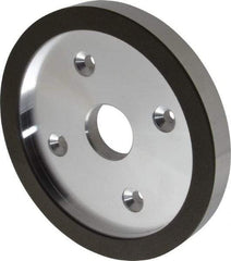 Made in USA - 6" Diam, 1-1/4" Hole Size, 3/4" Overall Thickness, 150 Grit, Type 6 Tool & Cutter Grinding Wheel - Very Fine Grade, Diamond - Americas Industrial Supply