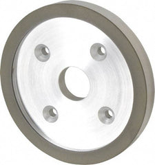 Made in USA - 6" Diam, 1-1/4" Hole Size, 3/4" Overall Thickness, 220 Grit, Type 6 Tool & Cutter Grinding Wheel - Very Fine Grade, Diamond - Americas Industrial Supply