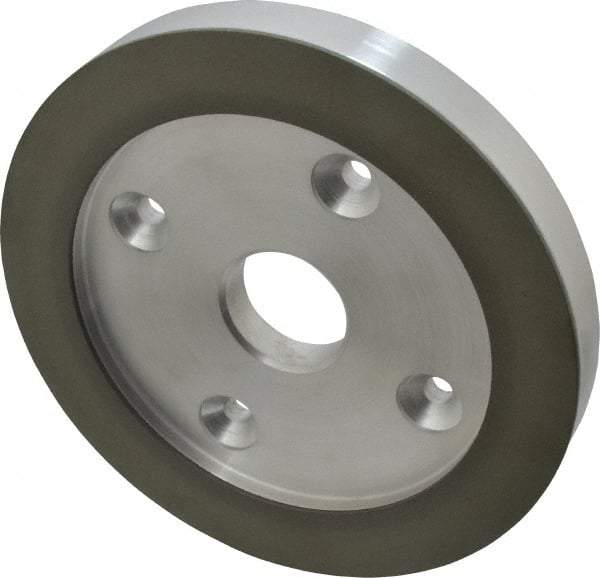 Made in USA - 6" Diam, 1-1/4" Hole Size, 3/4" Overall Thickness, 100 Grit, Type 6 Tool & Cutter Grinding Wheel - Fine Grade, Diamond - Americas Industrial Supply