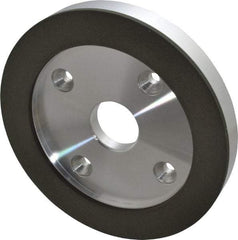 Made in USA - 6" Diam, 1-1/4" Hole Size, 3/4" Overall Thickness, 150 Grit, Type 6 Tool & Cutter Grinding Wheel - Very Fine Grade, Diamond - Americas Industrial Supply