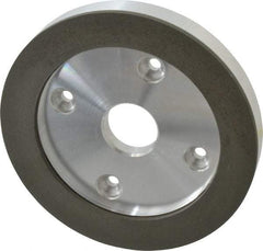 Made in USA - 6" Diam, 1-1/4" Hole Size, 3/4" Overall Thickness, 220 Grit, Type 6 Tool & Cutter Grinding Wheel - Very Fine Grade, Diamond - Americas Industrial Supply