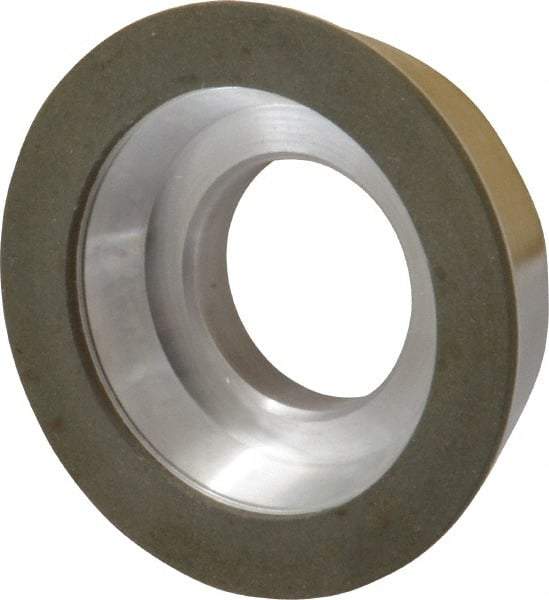 Made in USA - 3" Diam, 1-1/4" Hole Size, 7/8" Overall Thickness, 200 Grit, Type 11 Tool & Cutter Grinding Wheel - Very Fine Grade, Diamond - Americas Industrial Supply