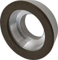 Made in USA - 3" Diam, 1-1/4" Hole Size, 7/8" Overall Thickness, 220 Grit, Type 11 Tool & Cutter Grinding Wheel - Very Fine Grade, Diamond - Americas Industrial Supply