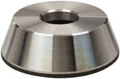 Made in USA - 4" Diam, 1-1/4" Hole Size, 1-1/4" Overall Thickness, 220 Grit, Type 11 Tool & Cutter Grinding Wheel - Very Fine Grade, Diamond - Americas Industrial Supply