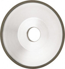 Made in USA - 6" Diam, 1-1/4" Hole Size, 1" Overall Thickness, 100 Grit, Type 12 Tool & Cutter Grinding Wheel - Fine Grade, Diamond - Americas Industrial Supply